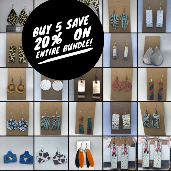 Vegan leather sparkle blue & white stars.  Small water drop. - Picture 2 of 2